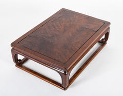 A 19th Century Chinese Burled Elm Altar Table Stand