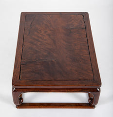 A 19th Century Chinese Burled Elm Altar Table Stand