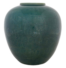 Rubbed Lestie Matthews Pottery Vase