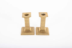 Pair of Solid Brass Candlesticks