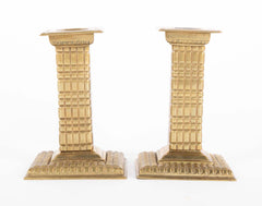 Pair of Solid Brass Candlesticks