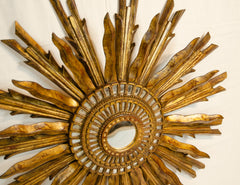 Peruvian Gilt Sunburst Mirror