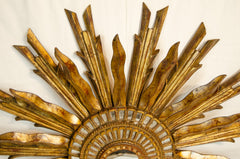 Peruvian Gilt Sunburst Mirror