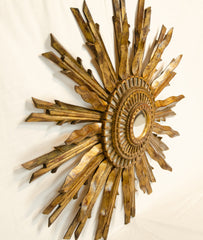 Peruvian Gilt Sunburst Mirror