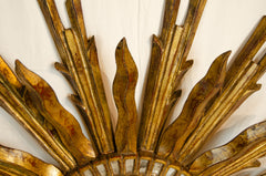 Peruvian Gilt Sunburst Mirror