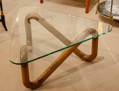 Triangular Loop Coffee Table by Harvey Probber