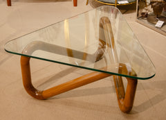 Triangular Loop Coffee Table by Harvey Probber