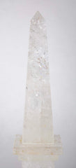 Pair of Rock Crystal Obelisks