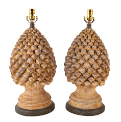 Pair of Italian Lamps Attributed to Marcello Fantoni