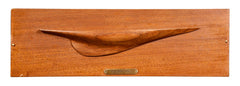 Set of 10 Wood Carved Models of America's Cup Winning Yachts