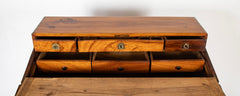 Mid 19th Century Chinese Export Camphorwood One Piece Campaign Chest