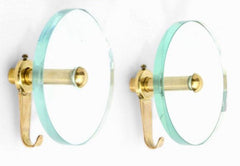 Coat Hooks by Fontana Arte -  Brass & Copper Available