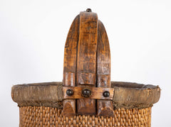 A Late 19th Century Chinese Farmers Basket