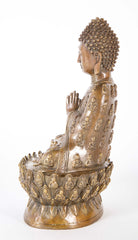 Signed Chinese Copper Buddha