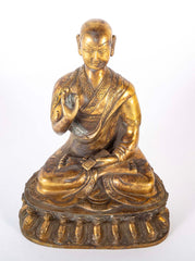 Chinese Bronze Sitting Buddha