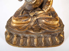 Chinese Bronze Sitting Buddha