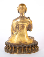 Chinese Bronze Sitting Buddha