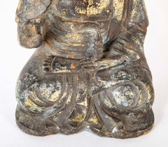 Signed Copper Chinese Buddha