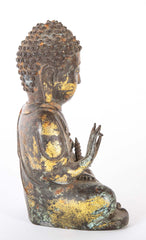 Signed Copper Chinese Buddha