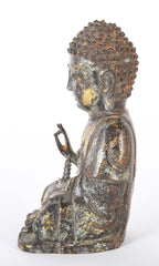 Signed Copper Chinese Buddha