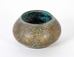 Brass Caligraphy Pot