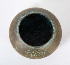 Brass Caligraphy Pot