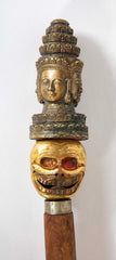 Buddhist TIbetan Ceremonial Staff