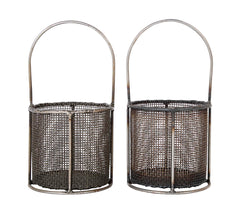 Pair of Industrial Factory Baskets