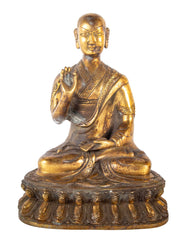 Chinese Bronze Sitting Buddha