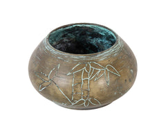 Brass Caligraphy Pot