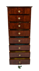 A 19th Century Baltic Mahogany 8 Drawer Semanier