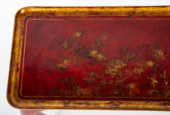 Chinoiserie Gilt Tray Top Center Table