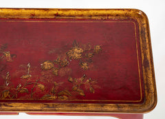 Chinoiserie Gilt Tray Top Center Table