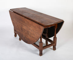 William & Mary Period Walnut Gate Leg Table