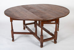 William & Mary Period Walnut Gate Leg Table