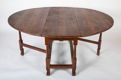 William & Mary Period Walnut Gate Leg Table