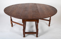 William & Mary Period Walnut Gate Leg Table