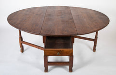 William & Mary Period Walnut Gate Leg Table