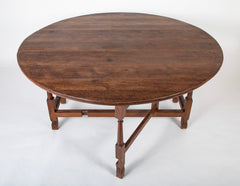 William & Mary Period Walnut Gate Leg Table