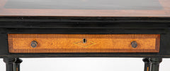 American Eastlake Ebonized & Gilt Incised Game Table