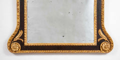 A Rare George II Period Mahogany and Gilt Wood Console Mirror