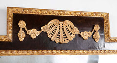 A Rare George II Period Mahogany and Gilt Wood Console Mirror