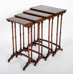 A Set of Four Early 19th Century Regency Nesting Tables