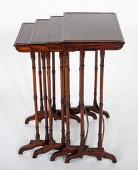 A Set of Four Early 19th Century Regency Nesting Tables