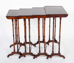 A Set of Four Early 19th Century Regency Nesting Tables