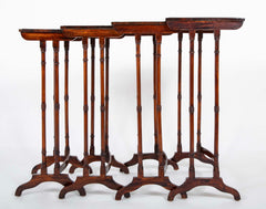 A Set of Four Early 19th Century Regency Nesting Tables