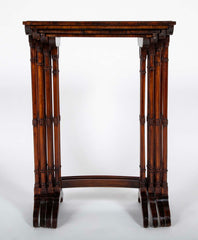 A Set of Four Early 19th Century Regency Nesting Tables