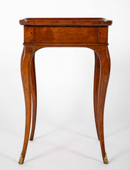 Rare Louis XV Mahogany Tray Top Single Drawer Side Table