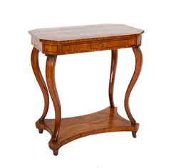 Continental Neo-Classic Side Table with Marquetry Inset Top