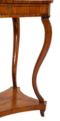 Continental Neo-Classic Side Table with Marquetry Inset Top